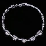 Maxbell Shiny Crystal Diamond Bracelet Woman Girls Charm Bangle Bracelet Jewelry #6