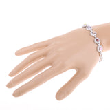 Maxbell Shiny Crystal Diamond Bracelet Woman Girls Charm Bangle Bracelet Jewelry #6