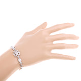 Maxbell Shiny Crystal Diamond Bracelet Woman Girls Charm Bangle Bracelet Jewelry #5