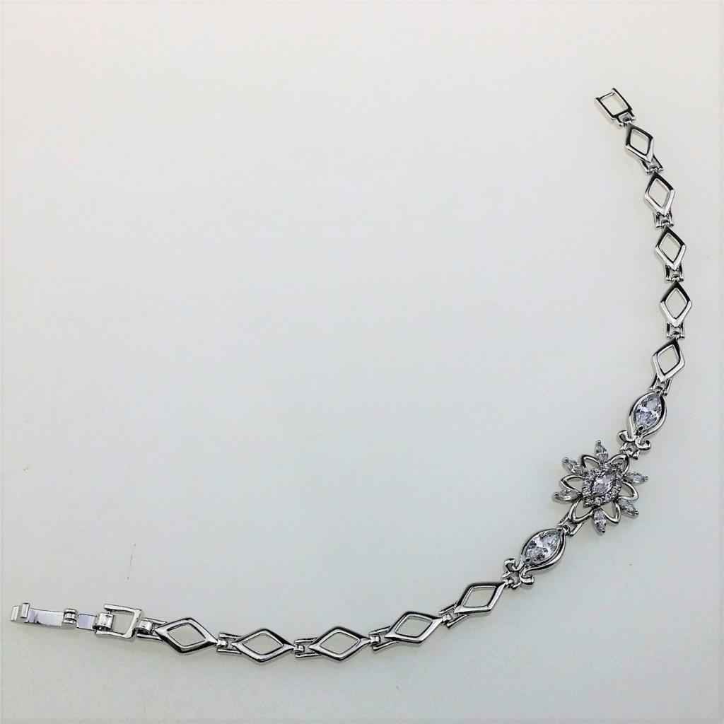 Maxbell Shiny Crystal Diamond Bracelet Woman Girls Charm Bangle Bracelet Jewelry #5