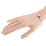 Maxbell Shiny Crystal Diamond Bracelet Woman Girls Charm Bangle Bracelet Jewelry #5