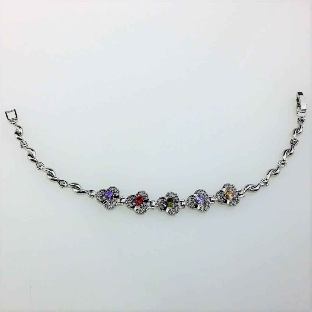 Maxbell Shiny Crystal Diamond Bracelet Woman Girls Charm Bangle Bracelet Jewelry #2