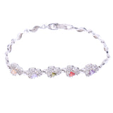 Maxbell Shiny Crystal Diamond Bracelet Woman Girls Charm Bangle Bracelet Jewelry #2