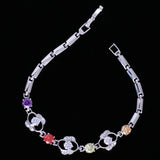 Maxbell Shiny Crystal Diamond Bracelet Woman Girls Charm Bangle Bracelet Jewelry #3