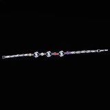 Maxbell Shiny Crystal Diamond Bracelet Woman Girls Charm Bangle Bracelet Jewelry #3