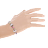 Maxbell Shiny Crystal Diamond Bracelet Woman Girls Charm Bangle Bracelet Jewelry #3