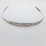 Maxbell Bridal Wedding Diamond Crystal Headband Headpiece Hair Accessories  Orange