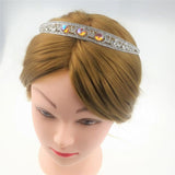 Maxbell Bridal Wedding Diamond Crystal Headband Headpiece Hair Accessories  Orange