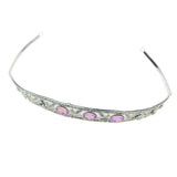 Maxbell Bridal Wedding Diamond Crystal Headband Headpiece Hair Accessories  Orange