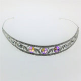 Maxbell Bridal Wedding Diamond Crystal Headband Headpiece Hair Accessories  Orange