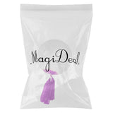 Maxbell 18" Transparent Bobo Balloon Roseleaf Tassel Balloon Accessories Purple