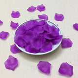 Maxbell 18" Transparent Bobo Balloon Roseleaf Tassel Balloon Accessories Purple
