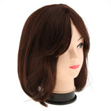 Maxbell Straight Short Brown Wig Bob Cosplay Costume Accessories Props Light Brown