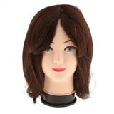 Maxbell Straight Short Brown Wig Bob Cosplay Costume Accessories Props Light Brown