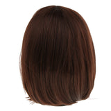 Maxbell Straight Short Brown Wig Bob Cosplay Costume Accessories Props Light Brown