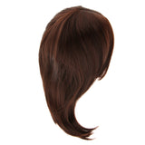 Maxbell Straight Short Brown Wig Bob Cosplay Costume Accessories Props Light Brown