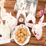 Maxbell Cute Rabbit Ear Cookie Candy Bags Self Adhesive Baking Packing Bags 17x10cm