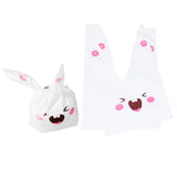 Maxbell Cute Rabbit Ear Cookie Candy Bags Self Adhesive Baking Packing Bags 17x10cm