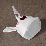 Maxbell Cute Rabbit Ear Cookie Candy Bags Self Adhesive Baking Packing Bags 17x10cm