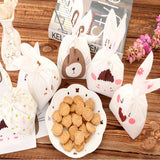 Maxbell Cute Rabbit Ear Cookie Candy Bags Self Adhesive Baking Packing Bags 16x28cm