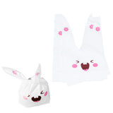 Maxbell Cute Rabbit Ear Cookie Candy Bags Self Adhesive Baking Packing Bags 16x28cm