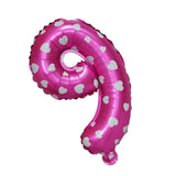 Maxbell All Numbers Heart Foil Balloons Birthday Anniversary Party Decor Number 9