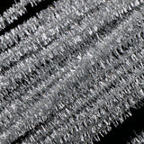 Maxbell 24pcs Shiny Metallic Twist Ties Candy Cake Gift Bag Packing DIY Craft Silver