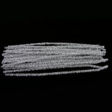 Maxbell 24pcs Shiny Metallic Twist Ties Candy Cake Gift Bag Packing DIY Craft Silver