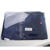 Maxbell Bridesmaid Silk Satin Robe Rhinestone Wedding Gown Sleepwear M Dark Blue