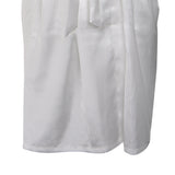 Maxbell Bridesmaid Silk Satin Robe Rhinestone Wedding Gown Sleepwear XL White
