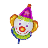 Maxbell Funny Juggles Super Clow Foil Balloon Kids Birthday Party Supplies Rose Red