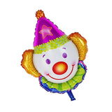 Maxbell Funny Juggles Super Clow Foil Balloon Kids Birthday Party Supplies Rose Red