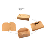 Maxbell 20 Pieces Bakery Gift Boxes Kraft Donut Muffin Cupcake Boxes Holders white