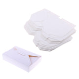 Maxbell 20 Pieces Bakery Gift Boxes Kraft Donut Muffin Cupcake Boxes Holders white
