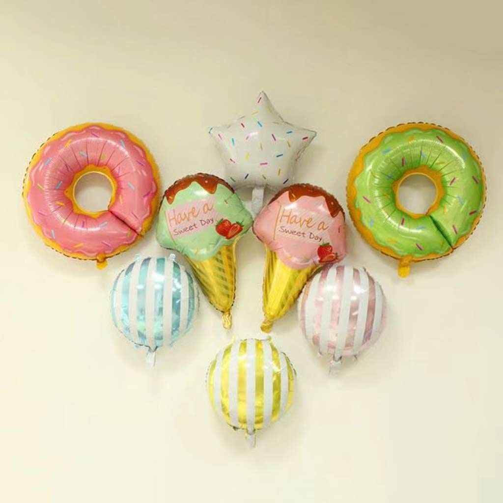 Maxbell Christmas Large Aluminum Foil Candy Balloon Kids Birthday Xmas Toy blue