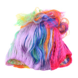 Maxbell Cartoon Cute Flame Elf Wig Magic Pixie Party Costume Cosplay Wig Multicolor