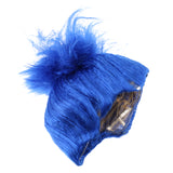 Maxbell Cartoon Cute Flame Elf Wig Magic Pixie Party Costume Cosplay Wig Blue