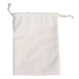 Maxbell Cotton Plain Christmas Sack Bag Drawstring Pouch Bag Storage Bag 20x23.5cm