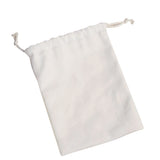 Maxbell Cotton Plain Christmas Sack Bag Drawstring Pouch Bag Storage Bag 20x23.5cm