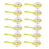 Maxbell 12 Pieces Star Mini Rattles Baby Shower Party Bag Fillers Table Decor Yellow