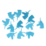Maxbell 200pcs Sparkle Unicorn Table Scatter Confetti Party Baby Shower Decor Blue