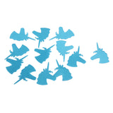 Maxbell 200pcs Sparkle Unicorn Table Scatter Confetti Party Baby Shower Decor Blue