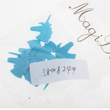 Maxbell 200pcs Sparkle Unicorn Table Scatter Confetti Party Baby Shower Decor Blue