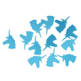 Maxbell 200pcs Sparkle Unicorn Table Scatter Confetti Party Baby Shower Decor Blue