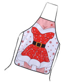 Maxbell Christmas Party Apron Home Kitchen Catering Aprons Woman Ladies Cooking Gift
