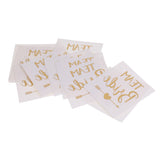 Maxbell 10xMetallic Gold Team Bride Tribe Temporary Tattoos Sticker Wedding Favor 22