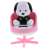 Maxbell Solar Powered Toys Noding Head Figurine Model Home Car Ornament Dog Pink