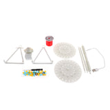 Maxbell Kids DIY Assembly Toy Electric Ferris Beads Science Experiment Toys - White