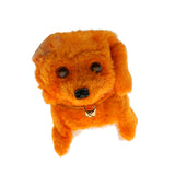 Maxbell Yellow Walking Barking Tail Wagging Puppy Dog wi/ Mini Hat Electronic Toy