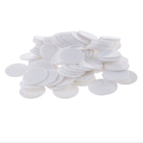 Maxbell 100x Casino Poker Chips Poker Game Board Game Chip DIY Craft 32mm White